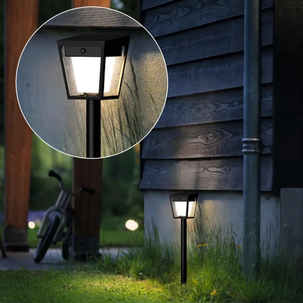 Philips LED grondspies lamp Nissa UE, kunststof, IP44