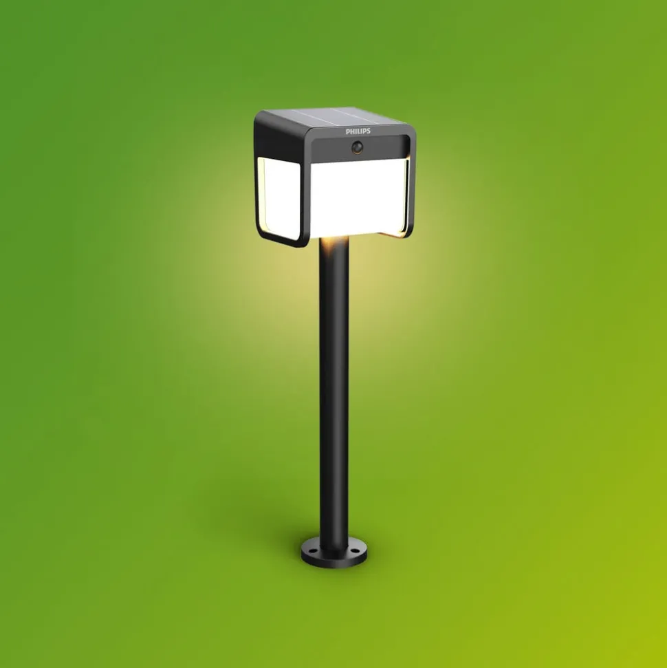 Philips LED grondspies lamp Ezra UE, kunststof, IP44
