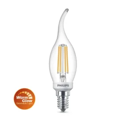 Philips LED lamp BA35 3,4W 2.700K WarmGlow Ra90