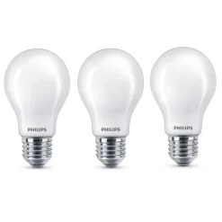 Philips LED lamp Classic E27 A60 7W 827 mat per 3