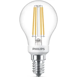 Philips LED lamp E14 P45 3,4W helder WarmGlow