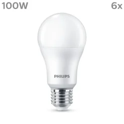 Philips LED lamp E27 13W 1.521lm 4.000K mat per 6
