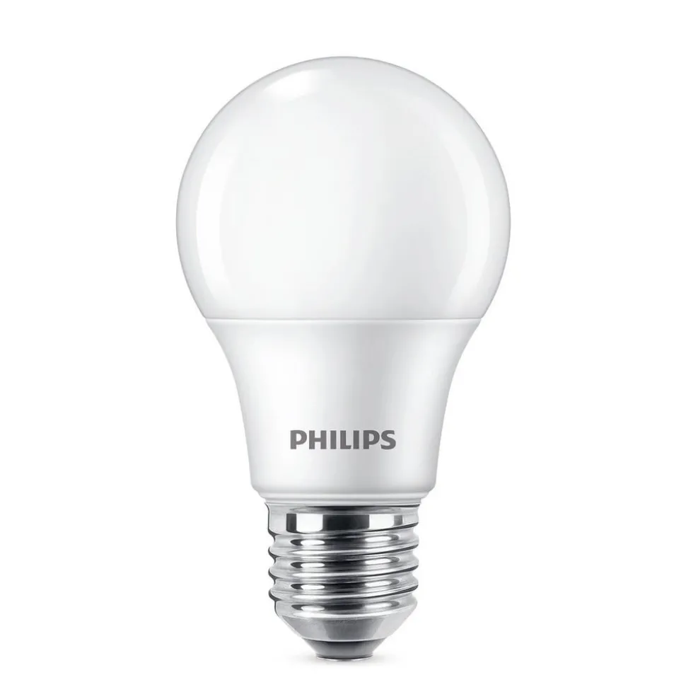 Philips LED lamp E27 8W 806lm 2.700K mat per 6