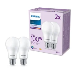 Philips LED lamp E27 13W 1.521lm 4.000K mat per 2