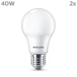 Philips LED lamp E27 4,9W 470lm 2.700K mat per 2