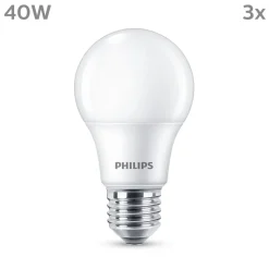 Philips LED lamp E27 4,9W 470lm 2.700K mat per 3