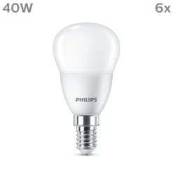 Philips LED lamp E14 4,9W 470m 2.700K mat per 6