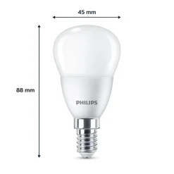 Philips LED lamp E14 4,9W 470m 2.700K mat per 6