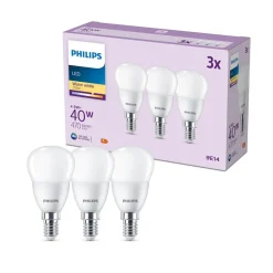 Philips LED lamp E14 4,9W 470m 2.700K mat per 3