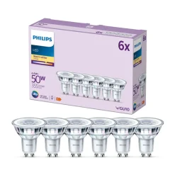 Philips LED lamp GU10 4,6W 355lm 827 helder 36° 6st