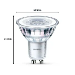Philips LED lamp GU10 4,6W 355lm 827 helder 36° 6st