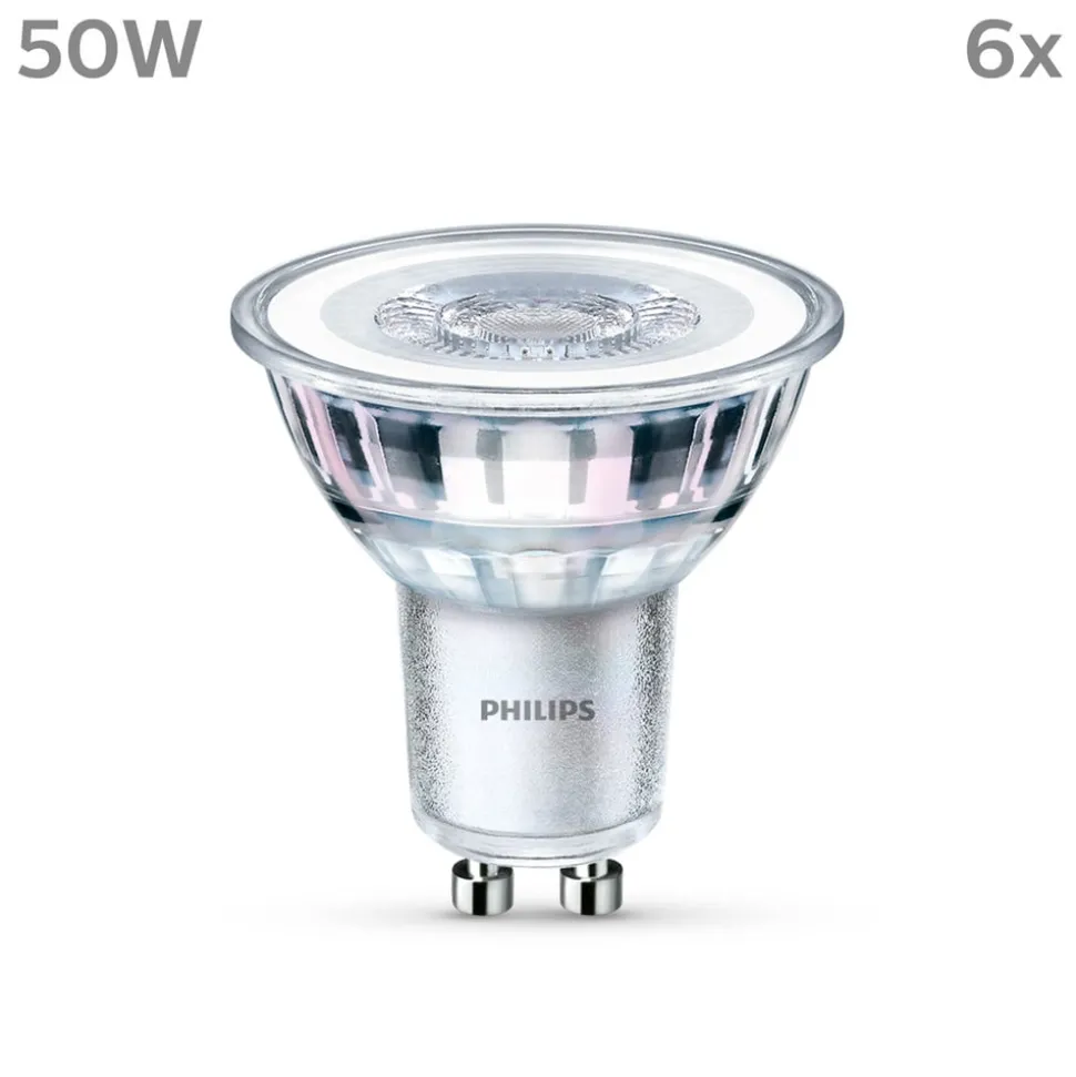 Philips LED lamp GU10 4,6W 355lm 827 helder 36° 6st