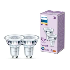 Philips LED lamp GU10 4,6W 355lm 827 helder 36° 2st