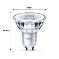 Philips LED lamp GU10 3.5W 255lm 827 helder 36° 6st