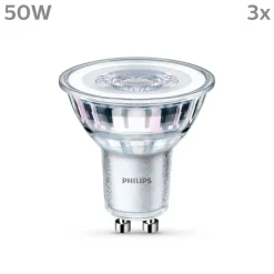 Philips LED lamp GU10 4,6W 355lm 827 helder 36° 3st