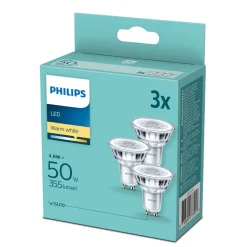 Philips LED reflector GU10 4,6W 2.700 K, 3/pak