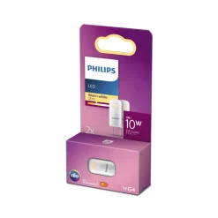 Philips LED stiftlamp G4 1W 827 2 per pak