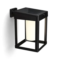 Philips LED wandlamp Camill, zwart/wit, 14 x 14 cm