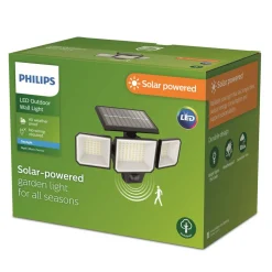 Philips LED wandlamp Nysil, 3-lamps, sensor