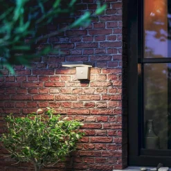 Philips LED wandlamp Zonal, kop 16 x 16 cm