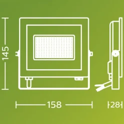 Philips LED-buitenspot Lois UE flood, 14 W, 5.000 K, IP65