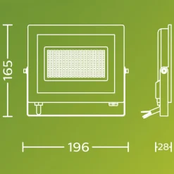 Philips LED-buitenspot Lois UE flood, 24 W, 5.000 K, IP65
