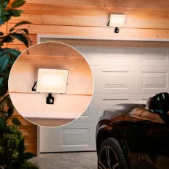 Philips LED-buitenspot Lois UE Sensor, 24 W, 3.000 K IP65