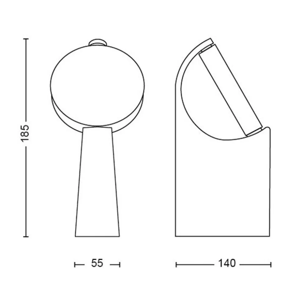 Philips Mimosa LED sokkellamp, uit te lijnen