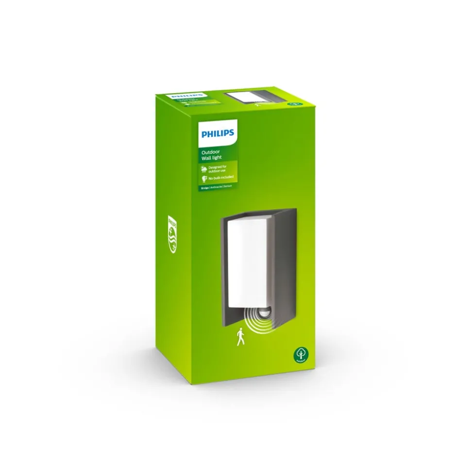 Philips myGarden Bridge wandlamp antraciet sensor