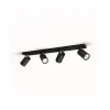 Philips myLiving Kosipo spot GU10 zwart 4-lamps