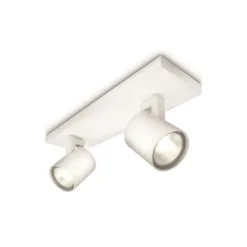 Philips myLiving Runner plafondspot GU10 2-lamps wit