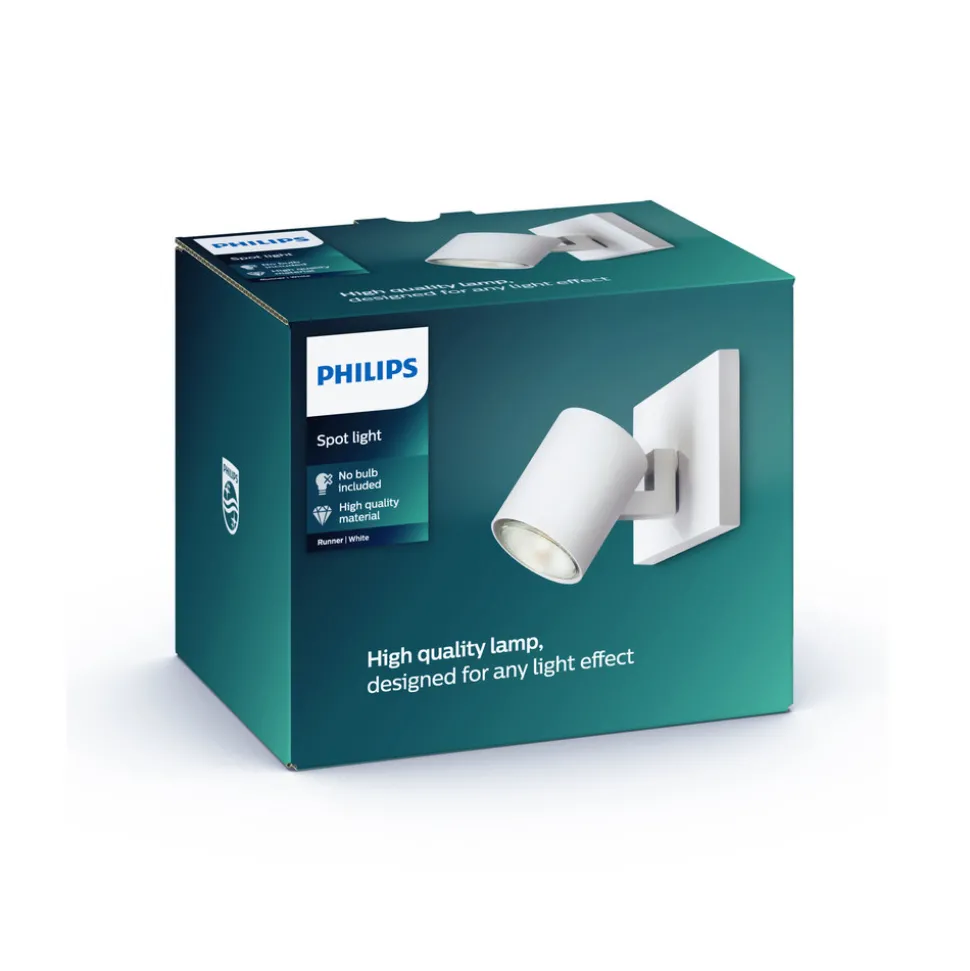 Philips myLiving Runner wandspot GU10 1-lamp wit