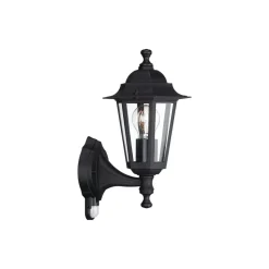 Philips Peking buitenwandlamp zwart met sensor