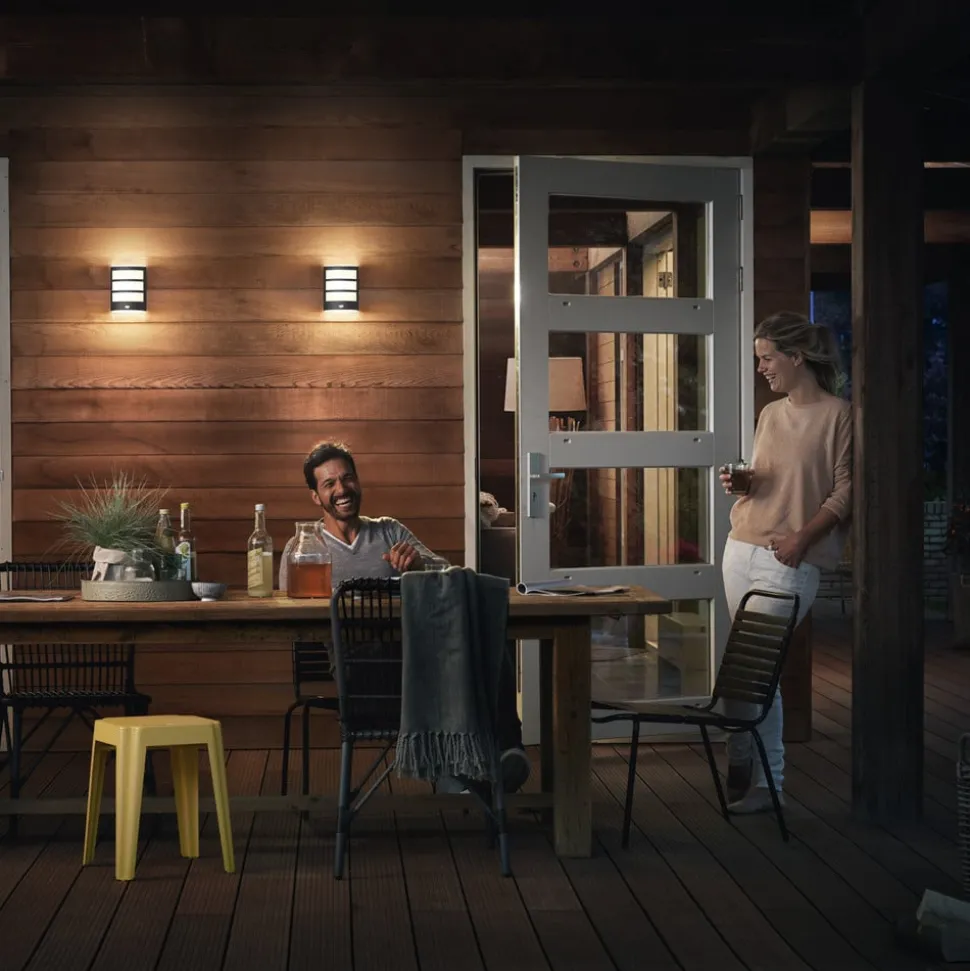 Philips Python LED buitenwandlamp 2.700 K sensor