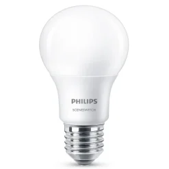 Philips SceneSwitch E27 8W LED lamp 2.700K mat