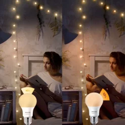 Philips SceneSwitch E27 8W LED lamp 2.700K mat