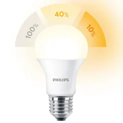 Philips SceneSwitch E27 8W LED lamp 2.700K mat