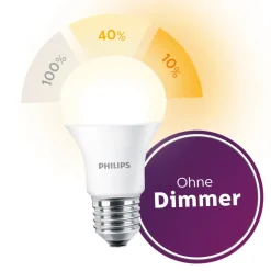 Philips SceneSwitch E27 8W LED lamp 2.700K mat