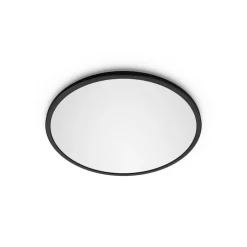 Philips SuperSlim LED IP44 2.700K Ø 24,5 cm zwart