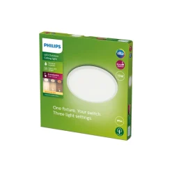 Philips SuperSlim LED IP54 Ø 25cm 2.700K wit
