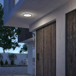 Philips SuperSlim LED IP54 Ø 25cm 4.000K zwart