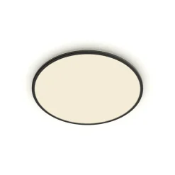 Philips SuperSlim plafondlamp 2.700K Ø54cm zwart