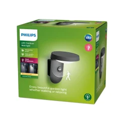 Philips Tyla LED buitenwandlamp, bewegingssensor