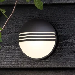 Philips Yarrow zwarte LED outdoor wandlamp