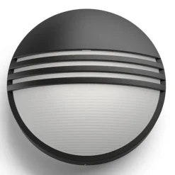 Philips Yarrow zwarte LED outdoor wandlamp