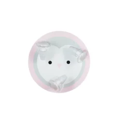 Pinguin 3-lamps plafondspot met rand in roze