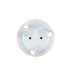 Pinguin 3-lamps plafondspot met rand in roze