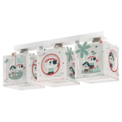 Piraten plafondlamp met 3-lamps voor de kinderkamer