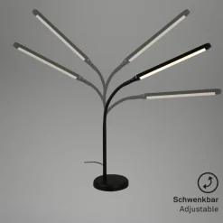 Pivaz LED tafellamp, touchdimmer, zwart