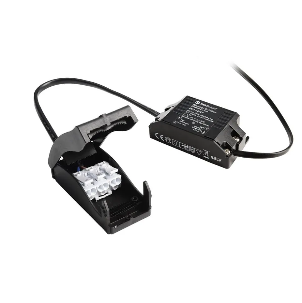 Plafond inbouwlamp Dione, IP44, nikkel, dimbaar tot warm